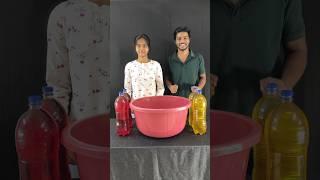 Looser Gives 500rs to Winner | Pouring Water Challenge #shorts #short