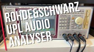 Rohde & Schwarz UPL Audio Analyser - Quick Demo