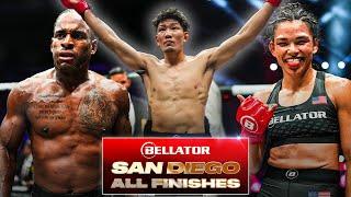 SIX SUPER FINISHES!  All fight finishes from Bellator San Diego