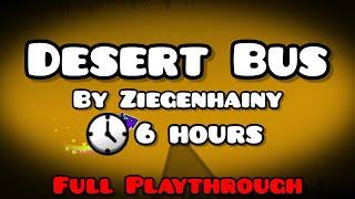 Beating Desert Bus by Ziegenhainy (Full Playthrough) (Geometry Dash)