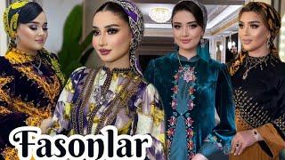 Tazeje trend turkmen moda koynek fasonlar 2024 / Women dresses / taze fasonlar 2024