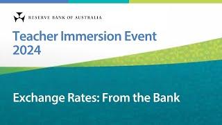 Exchange Rates – Jess Young – Teacher Immersion Event 2024