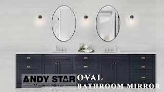 ANDY STAR Oval Wall Mirror