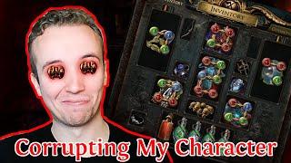 PATH OF EXILE 3.17 - CORRUPTING MY LIGHTNING STRIKE RAIDER - OVER 150EX+ BUILD!!