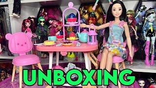 New My First Barbie Playset & Doll Unboxing Review