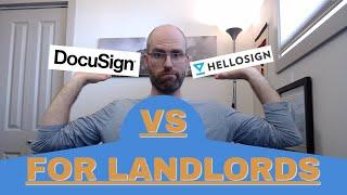 DocuSign vs Hellosign Best Electronic Signature For Landlords