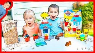 Play-Doh Kitchen Creations Popcorn Party Fun!