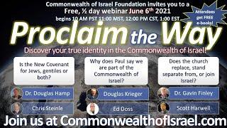 PROCLAIM THE WAY Webinar 1: DISCOVER YOUR TRUE IDENTITY in the COMMONWEALTH OF ISRAEL