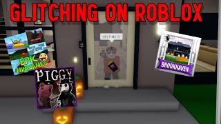 Glitching On ROBLOX POPULAR GAME 2 ( Piggy , Brookhaven RP , Epic minigames)