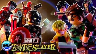 Lego Zombie Slayer: Demon Slayer X Marvel What If Zombies - BrickFilm / Stop Motion / JM ANIMATION