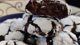 CHOCOLATE CRINKLES RECIPE - CHRISTMAS 2019 - DESSERT - DEEPALI OHRI