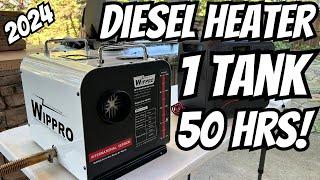 This Changes Everything Again! 2024 WIPPRO Diesel Heater - CRAZY Fuel efficiency and NO ticking!