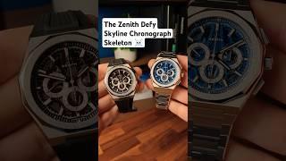 This Is The New Zenith Defy Skyline Chronograph Skeleton ️ #Fratello #watches #zenith