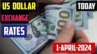 US DOLLAR EXCHANGE RATES TODAY 01 April 2024 US Virgin Islands Currency foreign exchange