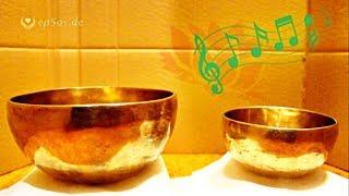 How to play the singing bowls from Tibet.
