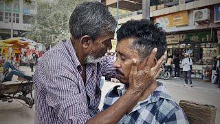 Old Man Amazing Head massage | Indian ASMR | Only $1.20 | Cosmic Indian Head Massage