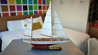 Building a Detailed Tiny Model Yacht in Hotel Quarantine