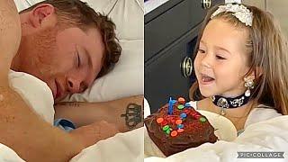 ADORABLE! CANELO'S DAUGHTER & WIFE SURPRISE HIM ON HIS B-DAY WITH A CAKE, CANELO SO HAPPY TURNS 31