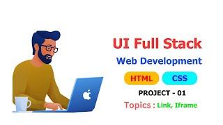 Build HTML CSS Project with Anchor, Iframe Elements #1