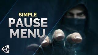 SIMPLE PAUSE MENU in Unity