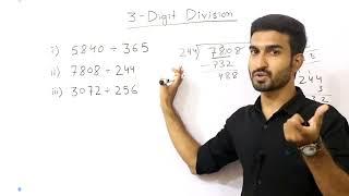 3-Digit Division| Three Digit Division| How to divide| Hindi/Urdu | MathUse