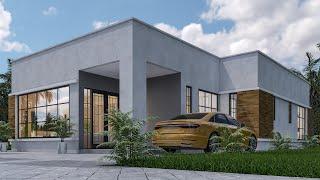 Modern House Design 3bedroom 10m x 14.8m