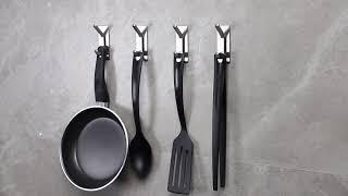 How To Use YIGII Adhesive Hooks for Kitchen or Bathroom 137-4