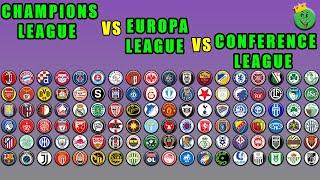 Champions League vs Europa League vs Conference League Elimination Marble Race / Marble Race King