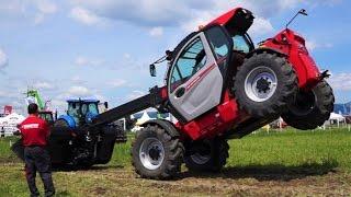 NEW Manitou Telehandler Loader Demonstration - 129 hp Deutz Engine - Manitou MLT 737-130 PS+