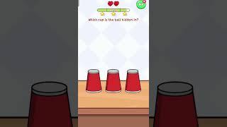 In which glass is the ball? #shorts #braingames #foryou #viralshorts #brainbox #brainchallenge