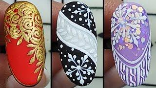 Best Christmas Nail Art Tutorial  Winter Nail Art Designs 2024