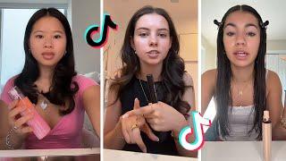 Makeup Tutorial Tiktok Compilation - GRWM  ( Get Ready With Me ) ️(Skincare, Makeup, Outfits) 1081