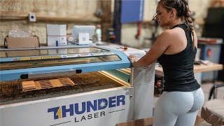 Watch This Custom Order Come To Life on the THUNDER NOVA 51 LASER!