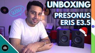 PreSonus ERIS E3.5 UNBOXING, FIRST IMPRESSIONS & COMPARISON WITH PIONEER DJ DM-40 | Best in Budget