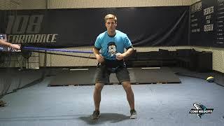 Core Velocity Belt Exercises  | Lateral Resistance Hip Hinge