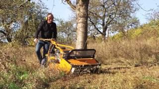 AS 701 flail mower in action