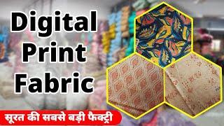 Fabrics Wholesale Market In Surat | Digital Printed Fabrics | Fabrics Manufacturer Surat