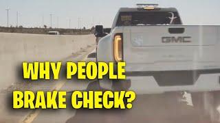 WHY PEOPLE BRAKE CHECK | Idiots In Cars, Road Rage, Idiot Driver Driving fails USA & Canada 2024