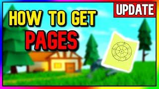 [How To Get PAGES] Roblox Islands UPDATE (Skyblox)