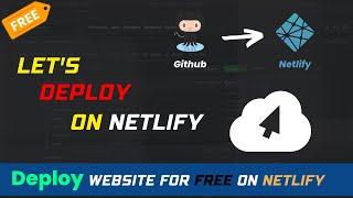 Deploy website for FREE on Netlify || Hindi || Web Development #deploy #github #AnkitOjhaCoding