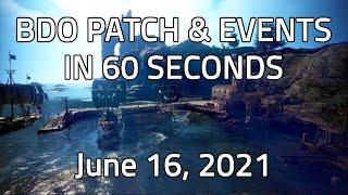 NA BDO: 60 Seconds Events & Pearls & Patch [June 16, 2021]