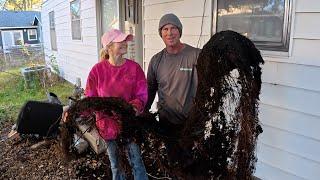 Elderly Man's Health FORCED Him To NEGLECT His Lawn, Husband And Wife Cleaned It Up