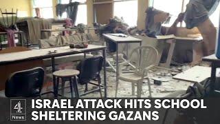 Israel-Hamas war: strike on Gaza school kills at least 22