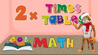 2-x1=2 Multiplication, Table of Two 2  Multiplication Time of tables