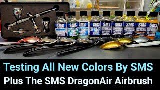 Testing All New Color's By SMS - Plus Their DragonAir Airbrush - Chrome - Color Shift