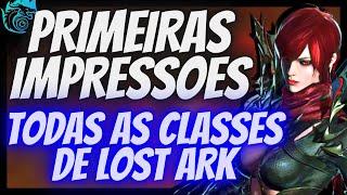 PRIMEIRAS IMPRESSÕES e GAMEPLAY de TODAS as CLASSES do JOGO LOST ARK | MMORPG P/ COMPUTADOR