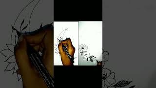 How to draw a flowers..#short #artwork #@Punam art gallery #vairal