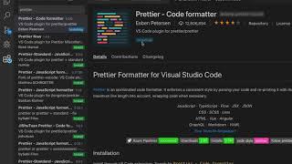 How to Add Prettier Extension to Visual Studio Code