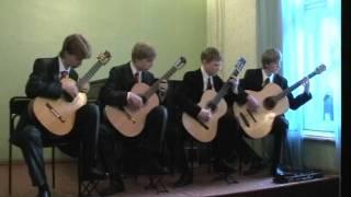 Guitar quartet - Cuban dance