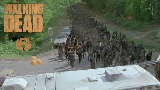 A horde of zombies hits the final human outpost in the zombie apocalypse. TWD season 6